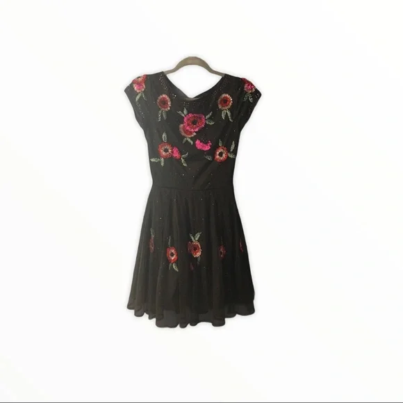 ASOS floral sequin dress size 2 - Picture 8 of 10
